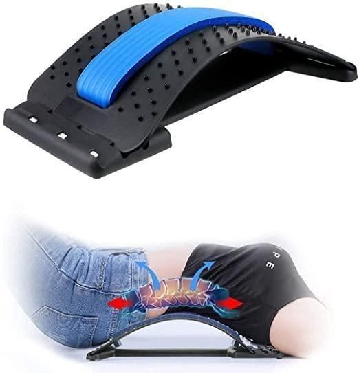 Multi-Level Magic Back Stretcher & Posture Corrector for Pain Relief – Blue