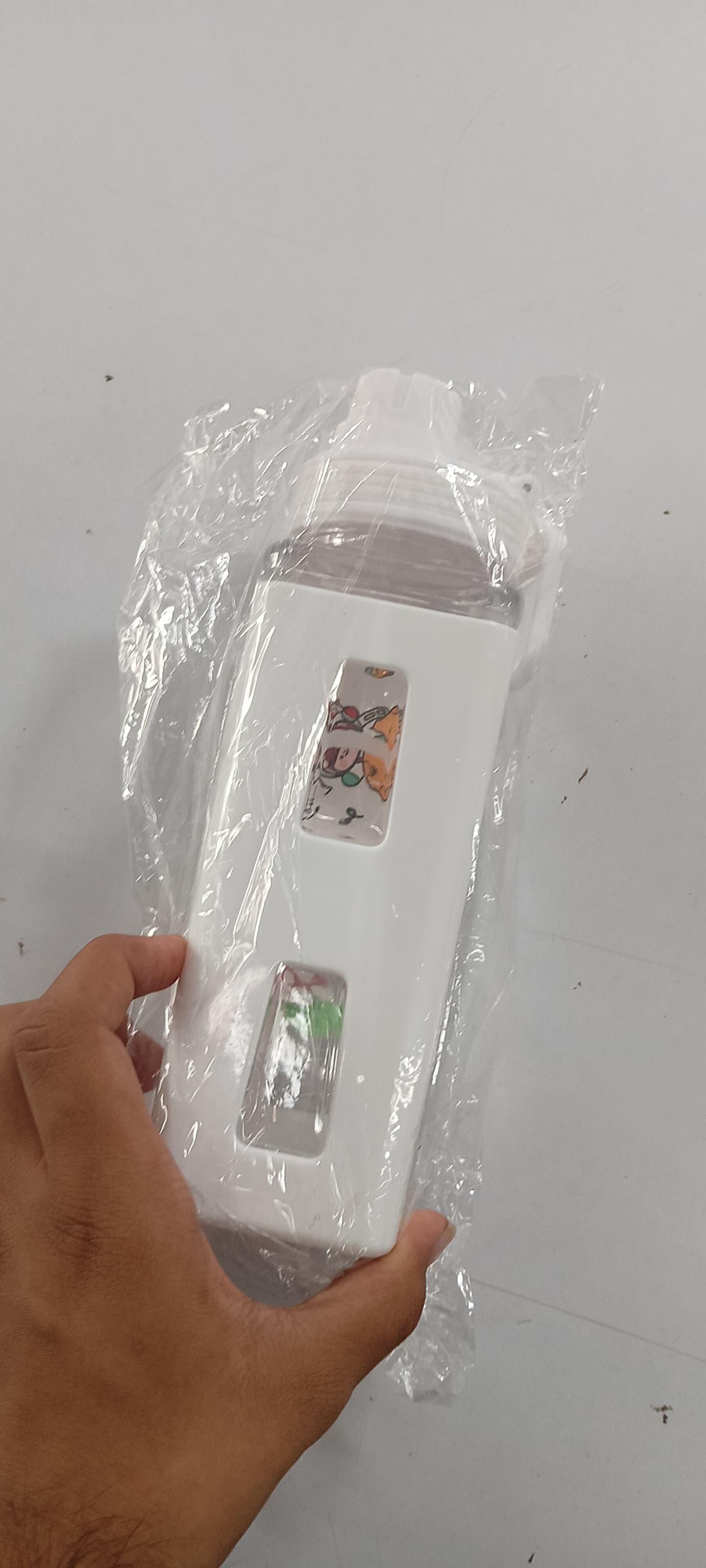 700ml Kawaii Water Bottle with Lid and Straw ( Pack of 1)