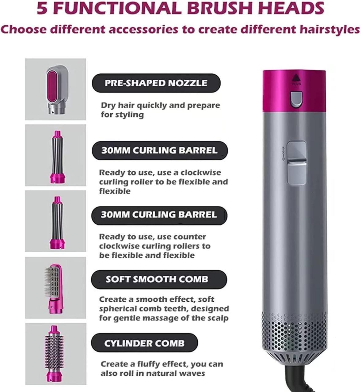 5 in 1 Hair Dryer & Styling Tool