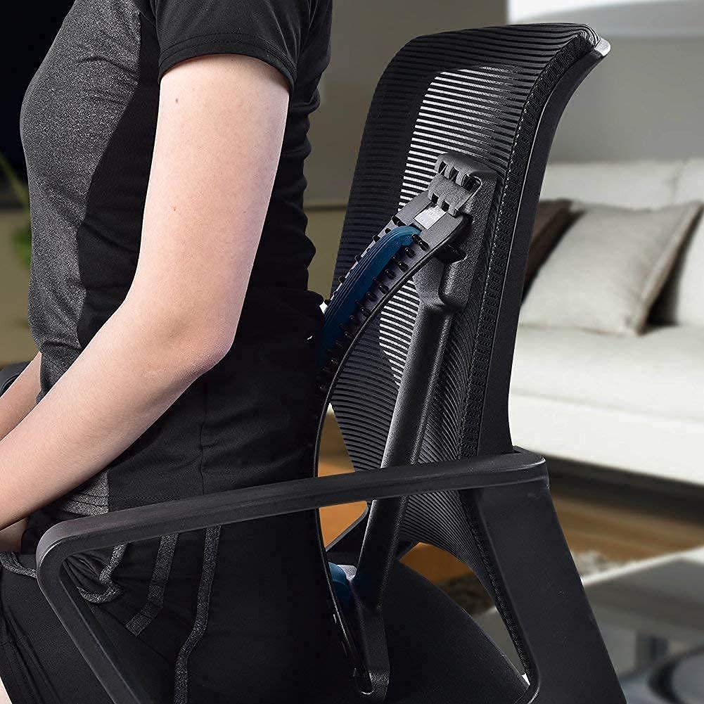 Multi-Level Magic Back Stretcher & Posture Corrector for Pain Relief – Blue
