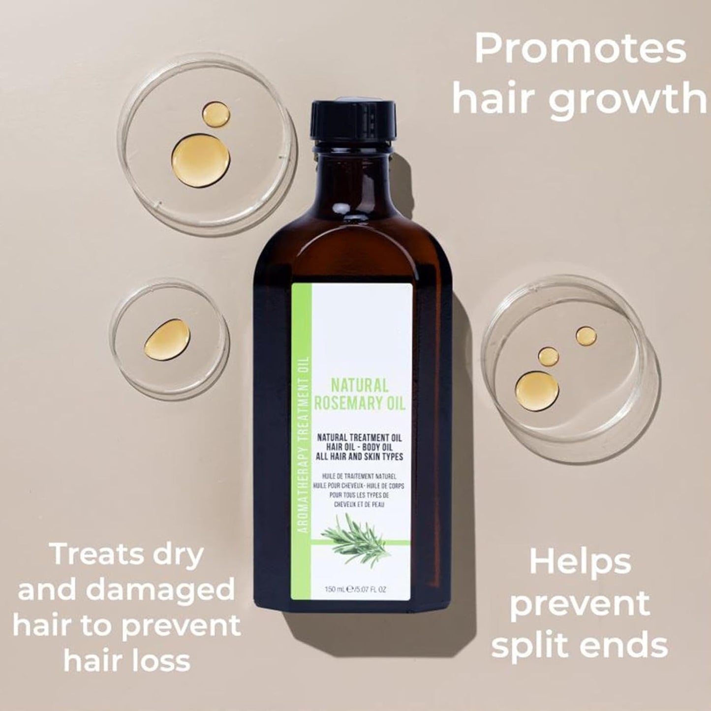 Natural Rosemary Oil 200Ml