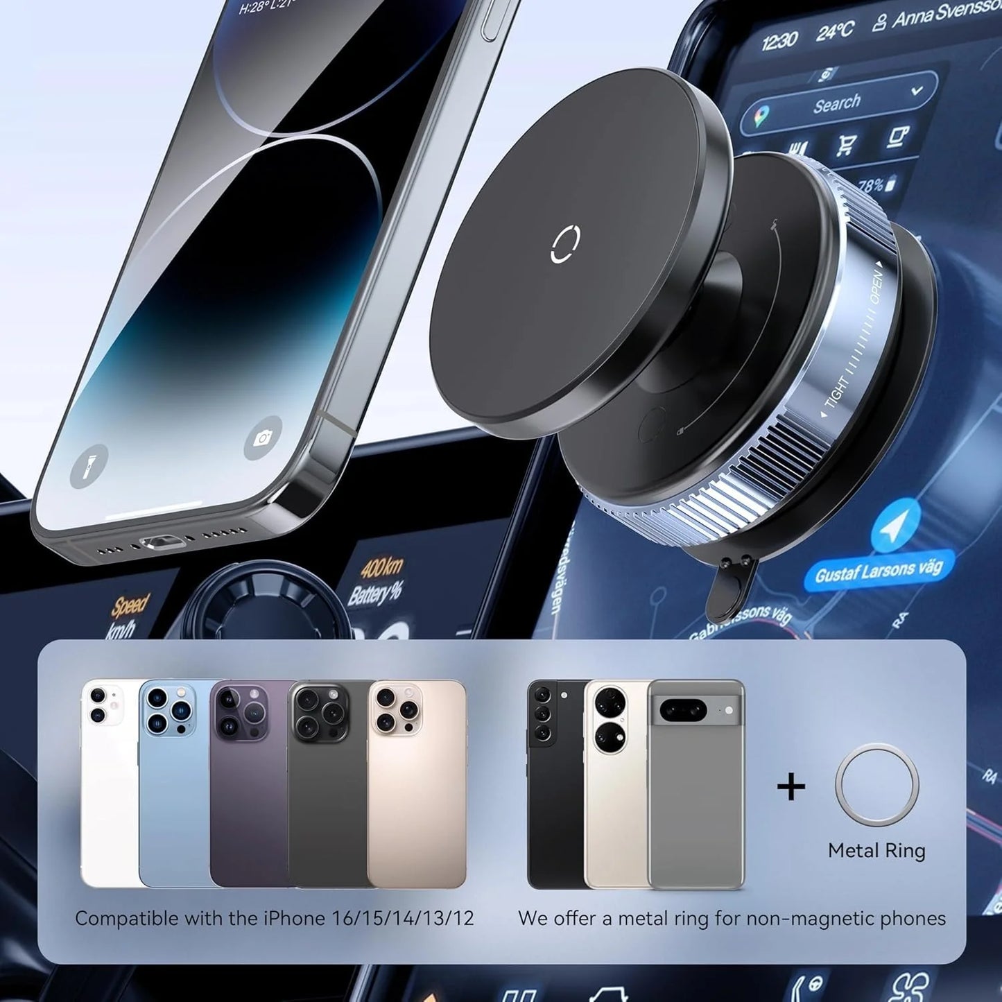 Magnetic Suction Phone Holder